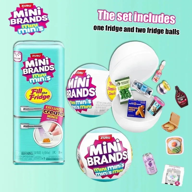 Ornament Ball Set - ZURU Mini buzdolabı seti mini marka