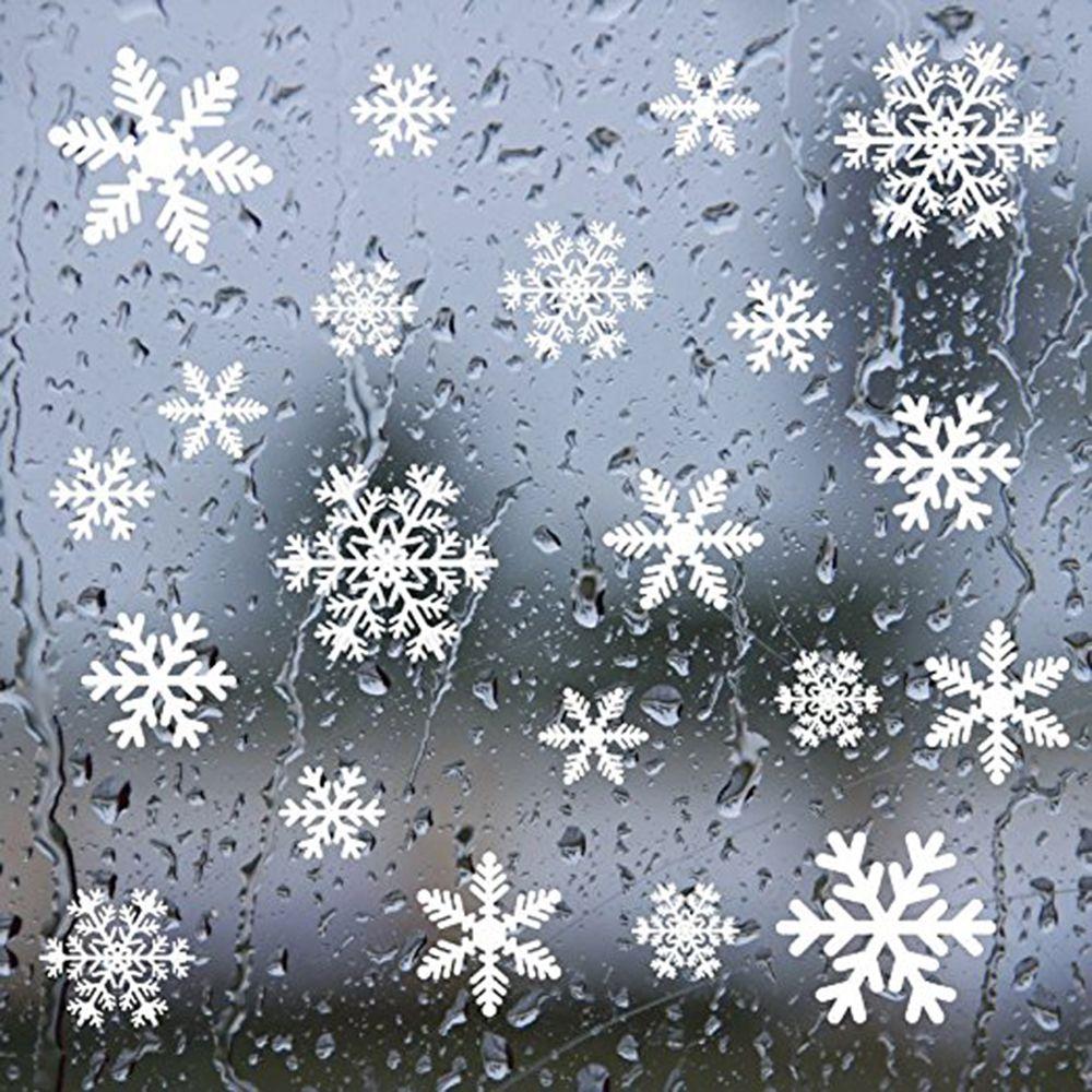 Snowflake Window Decal - 27/38 adet hediye Xmas festivali malzemeleri