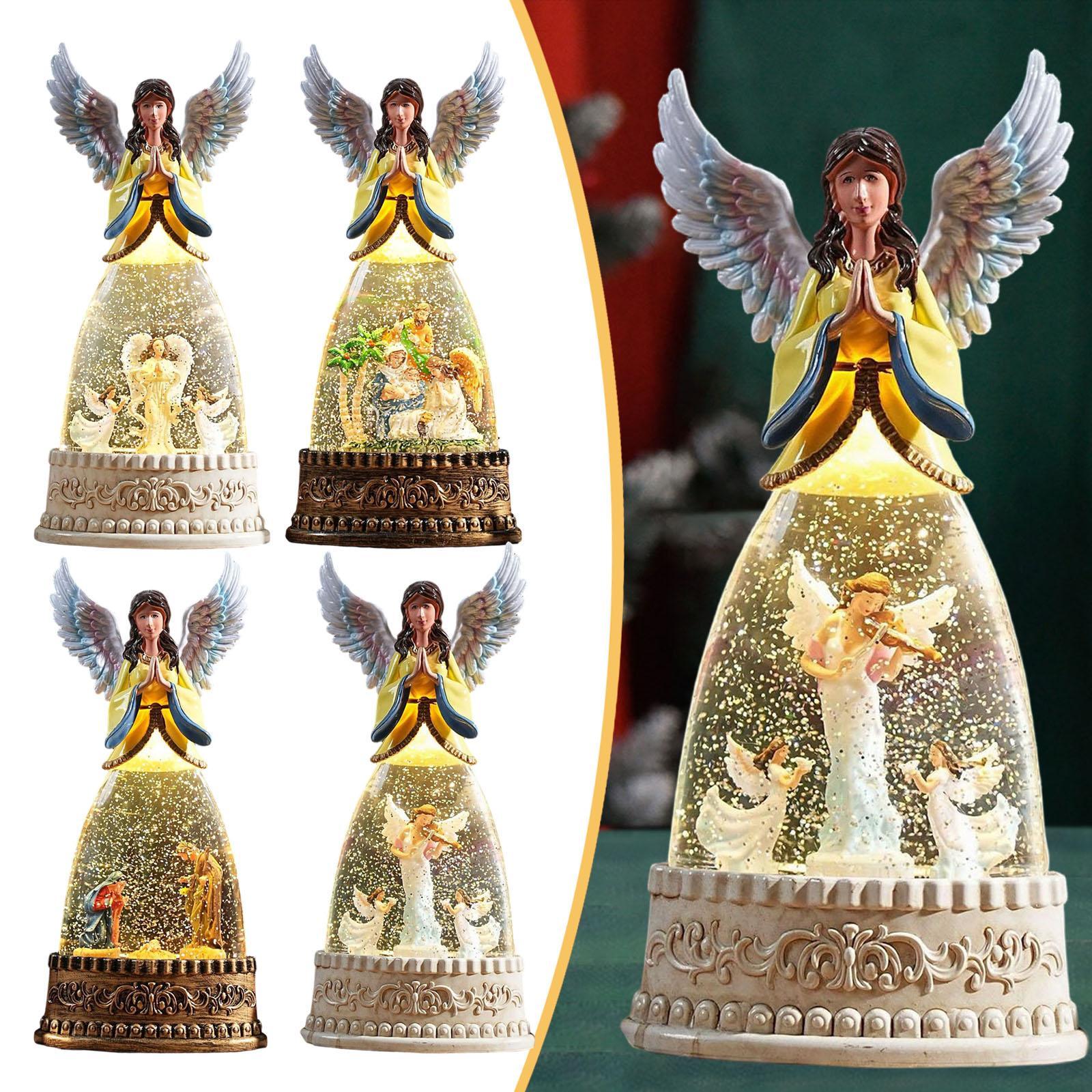 Snow Globe Musical - Müzikal Noel Kar Küresi Masaüstü Süsleme