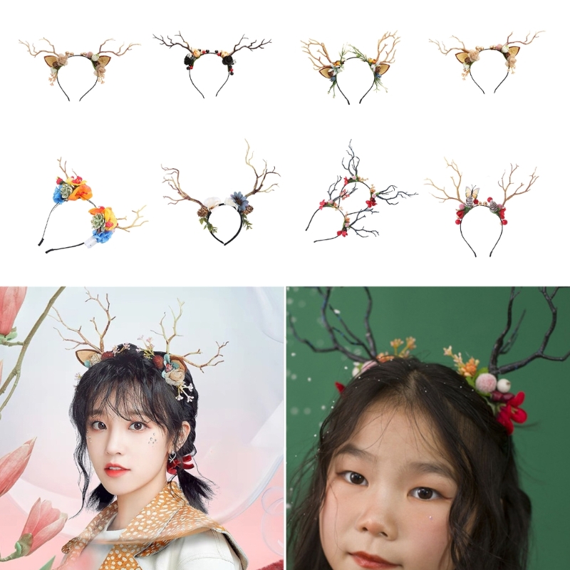 Reindeer Antlers Headband - Dal Ren Geyiği Boynuz Şekli Saç