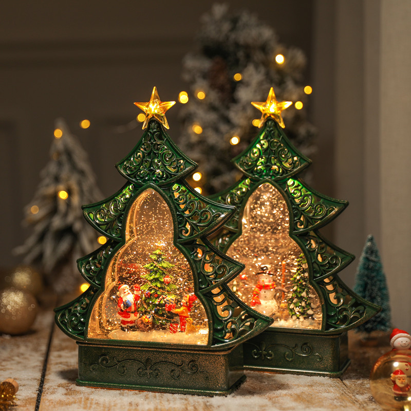 Snow Globe Musical - Noel Ağacı Kar Küresi Müzik Kutusu