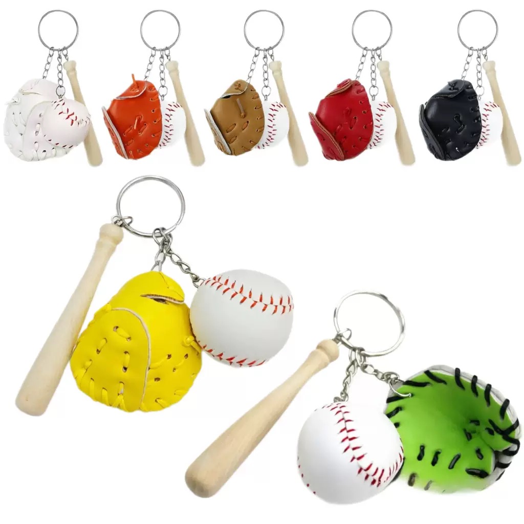 Ornament Ball Set - 2CM Beyzbol Anahtarlık 3'lü Set Spor