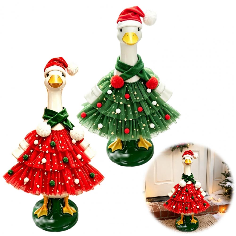 Santa Hat Plush - Noel Veranda Kaz Kostümü, Peluş Atkı