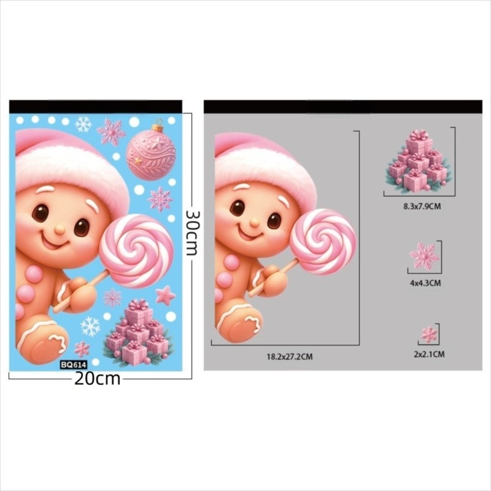Snowflake Window Decal - Çıkarılabilir PVC Pencere Çıkartmaları Kar Tanesi