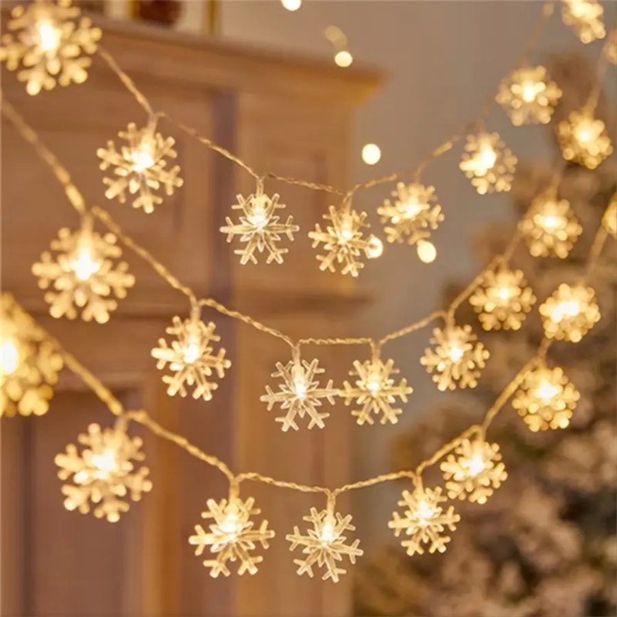 Led Fairy String Lights - 10/20/40 LED Kar Tanesi Dize Çelenk