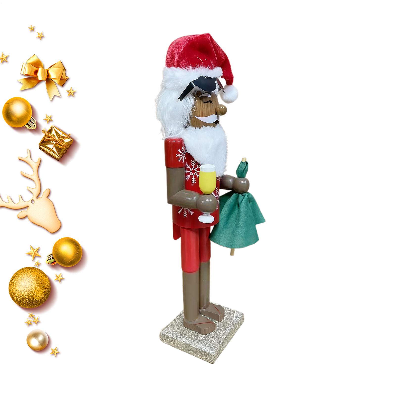 Nutcracker Figurine - Fındıkkıran Dekor Noel Afrika Noel Baba