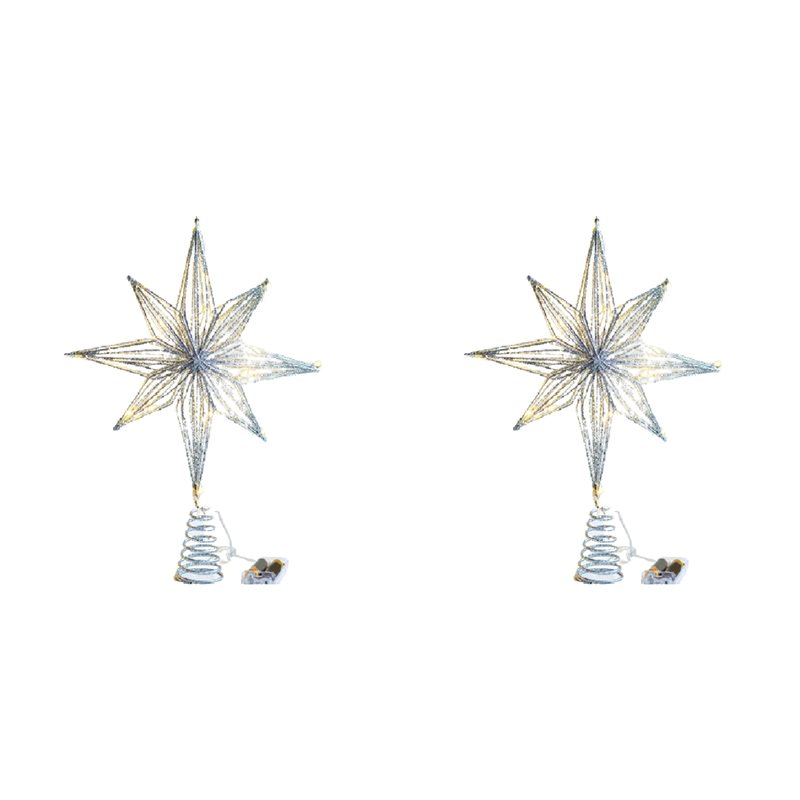 Star Tree Topper - ABXF-2X Noel Ağacı Toppers Yıldız LED