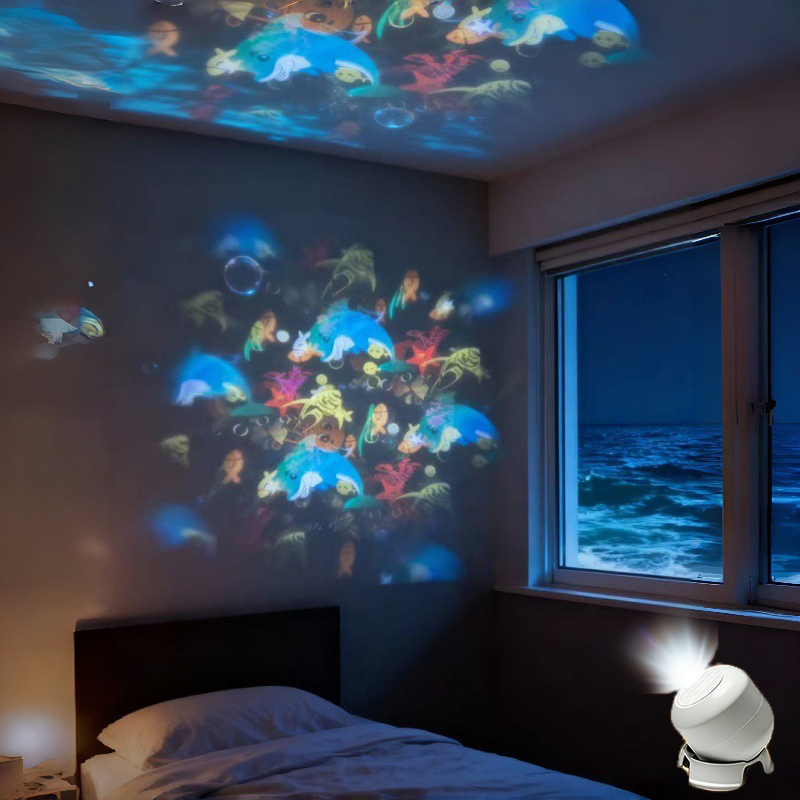 Christmas Lights Outdoor - Dinamik Projektör Işığı Dönen Noel ve