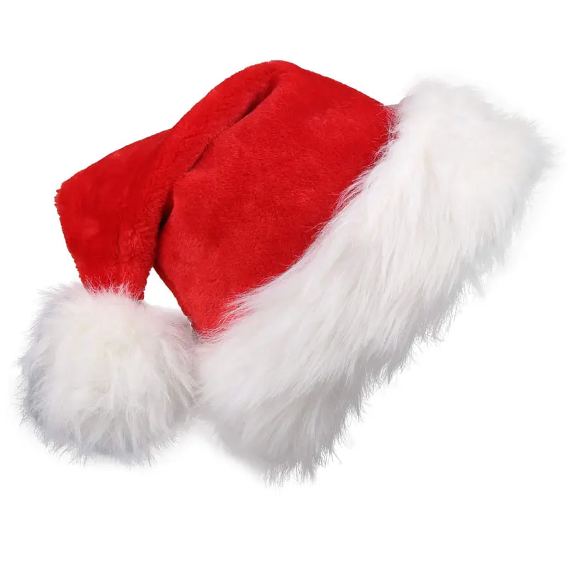 Santa Hat Plush - Noel Baba Şapkası Uzun Peluş Tatil
