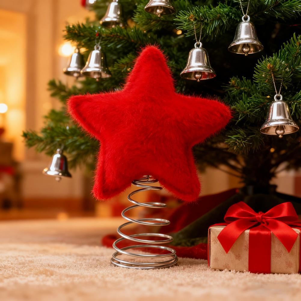 Star Tree Topper - Peluş Yıldız Ağacı Tepesi Peluş Beş