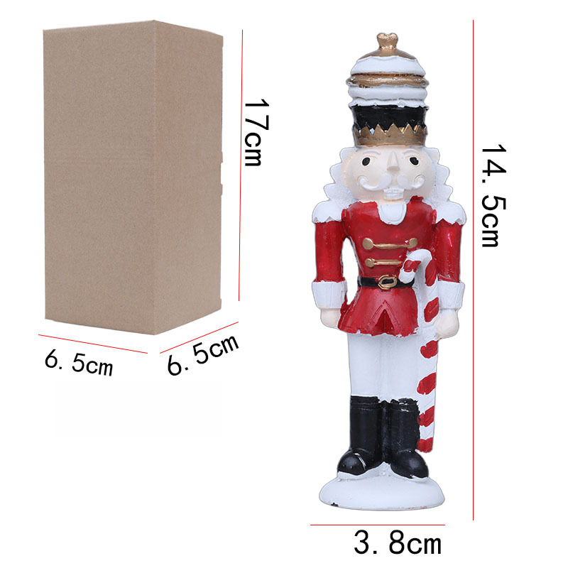 Nutcracker Figurine - Reçine Fındıkkıran Figürü 14.5cm Boyunda Mevsimlik