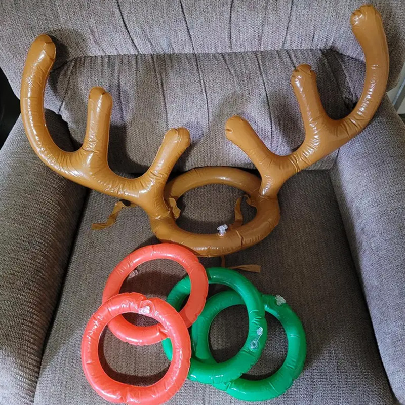 Reindeer Antlers Headband - 1/3/5 takım Noel Oyunu Şişme Ren
