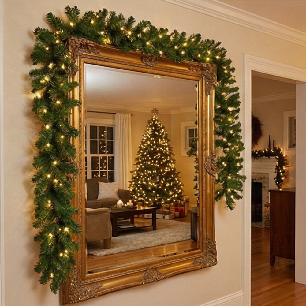 2.7M Yapay Yeşil Noel Çelenk Ç - Christmas Wreath Fake incelemesi ve fiyatı