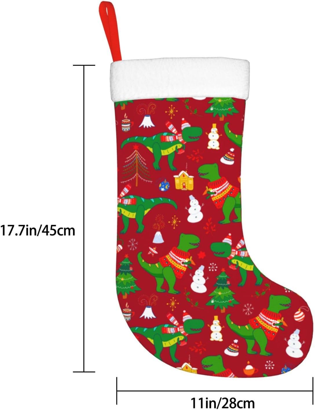 Sevimli Noel Dinozor Noel Çora - Christmas Stocking Hanging incelemesi ve fiyatı