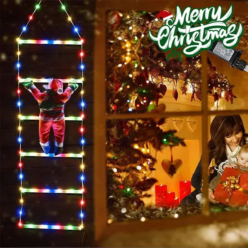 Noel baba ev için LED merdiven - Christmas Lights Outdoor incelemesi ve fiyatı