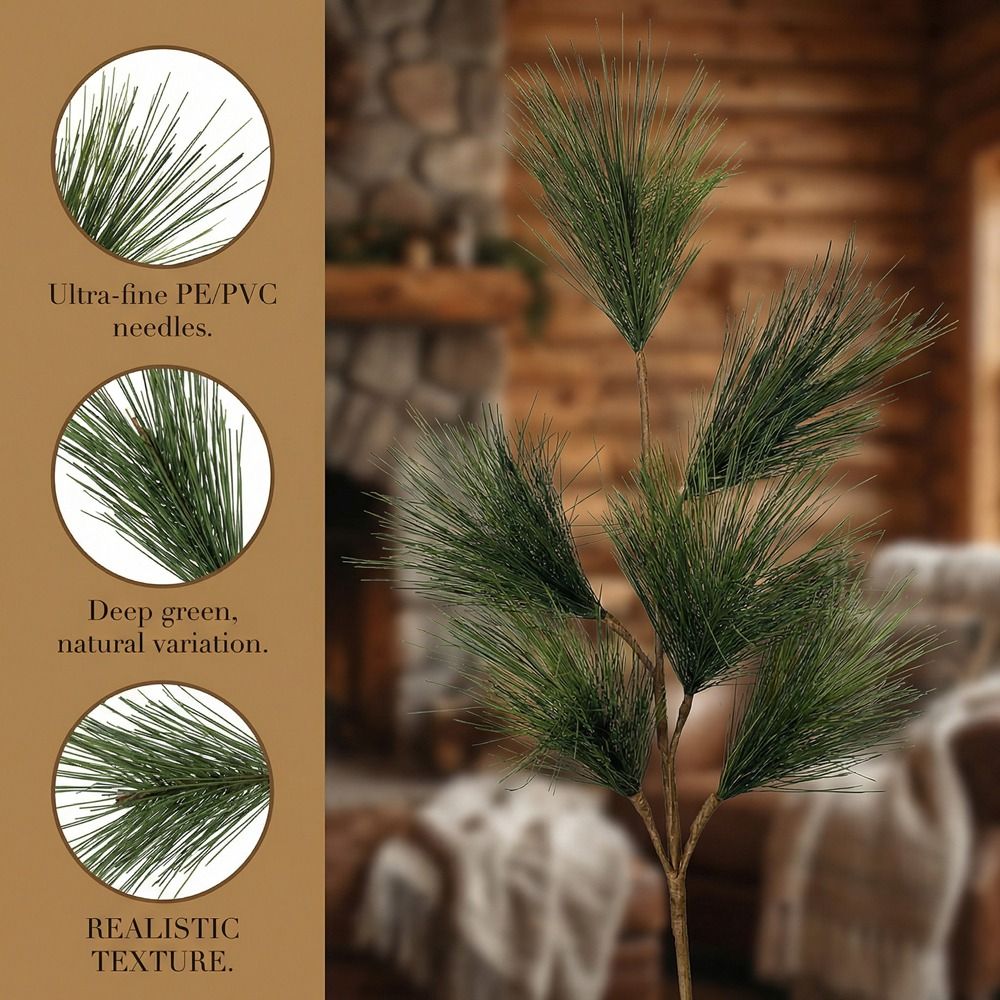 Gerçekçi Yapay Çam Dalı ve Çam - Christmas Tree Artificial incelemesi ve fiyatı