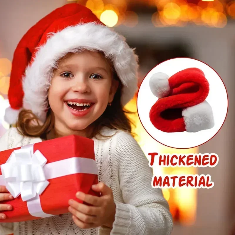 5/1 adet noel şapkası peluş ye - Santa Hat Plush incelemesi ve fiyatı
