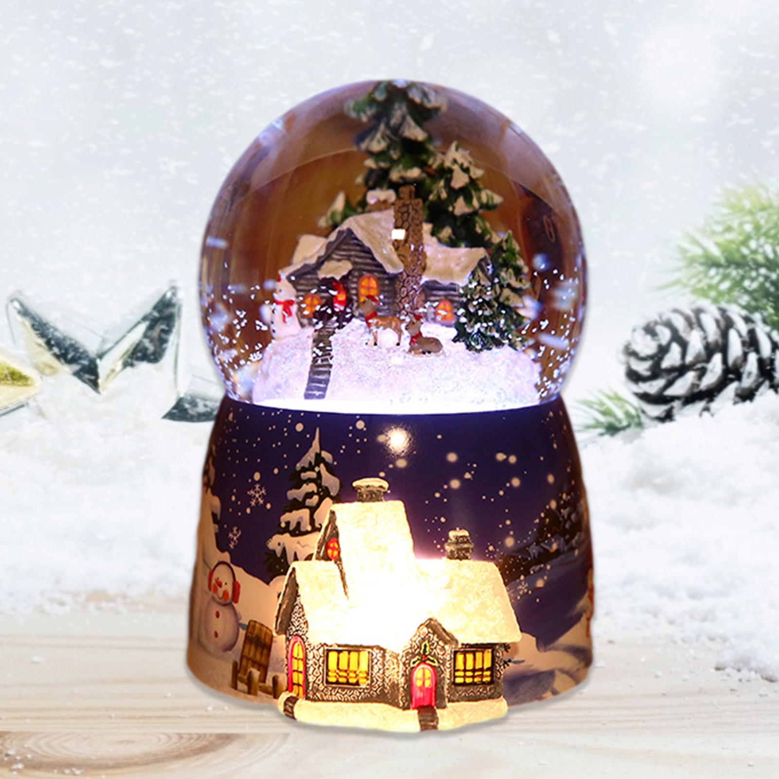 1 adet reçine müzik kutusu kri - Snow Globe Musical incelemesi ve fiyatı