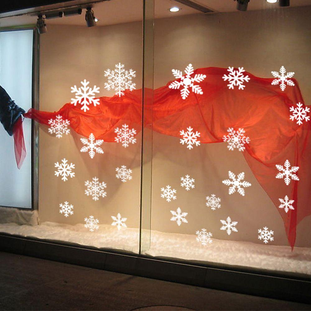 27/38 adet hediye Xmas festiva - Snowflake Window Decal incelemesi ve fiyatı