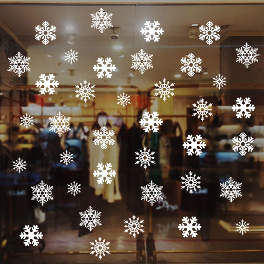 27/38 adet hediye Xmas festiva - Snowflake Window Decal incelemesi ve fiyatı