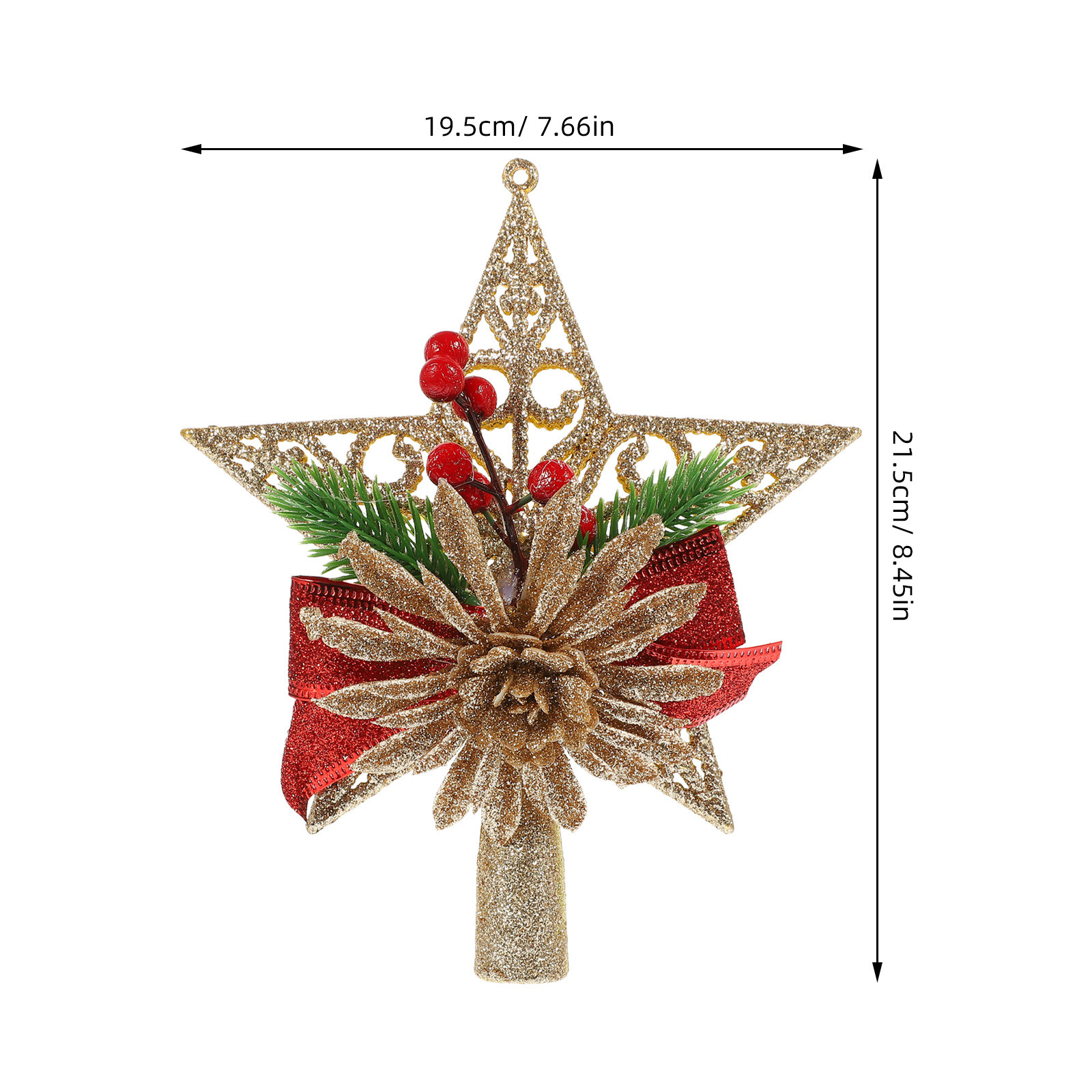 1 adet Noel Ağacı Tepesi Süsü  - Star Tree Topper incelemesi ve fiyatı