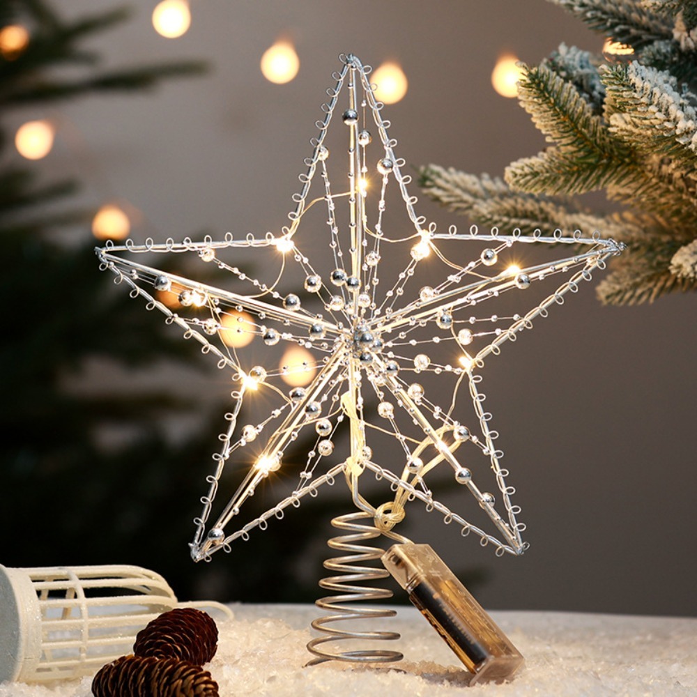 Altın/Gümüş LED Noel Ağacı Top - Star Tree Topper incelemesi ve fiyatı