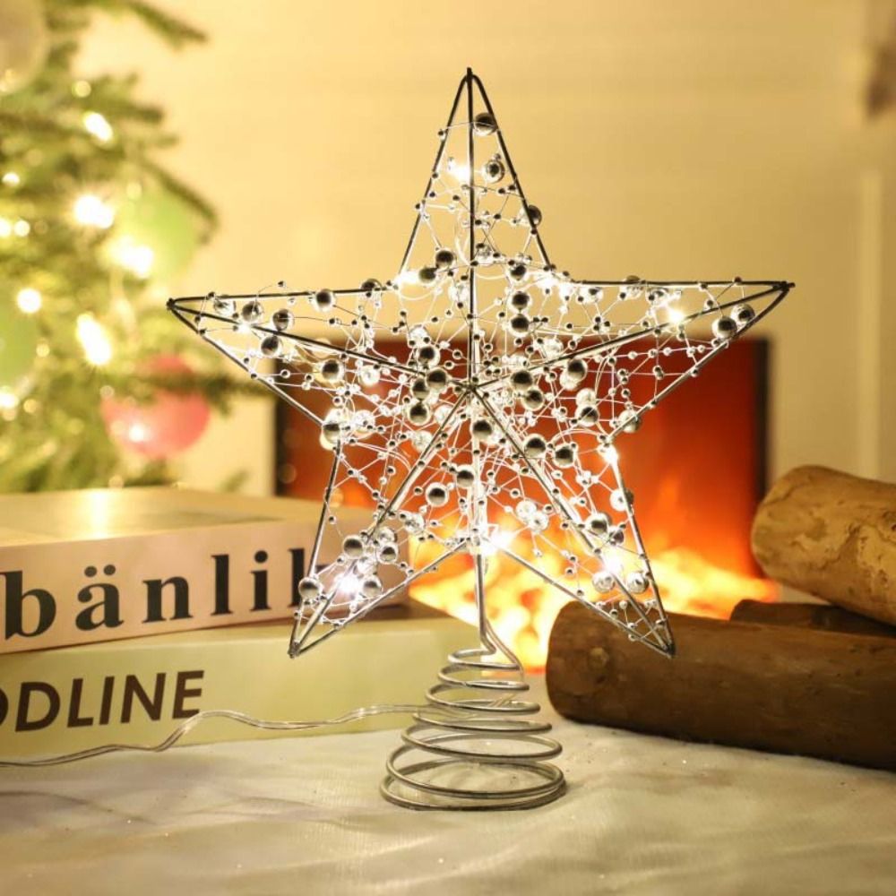 Altın/Gümüş LED Noel Ağacı Top - Star Tree Topper incelemesi ve fiyatı
