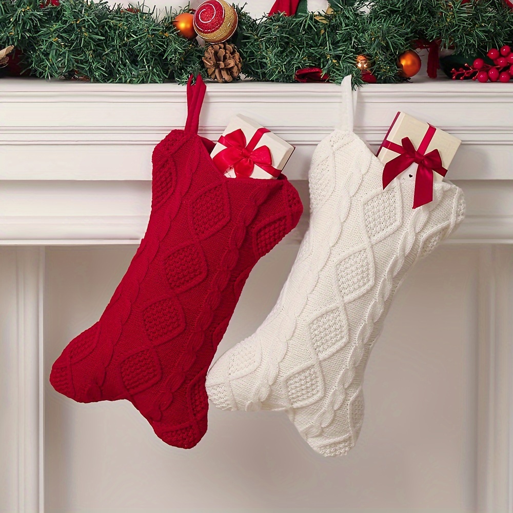 Köpek Noel Çorabı, Örgü Noel Ç - Christmas Stocking Hanging incelemesi ve fiyatı
