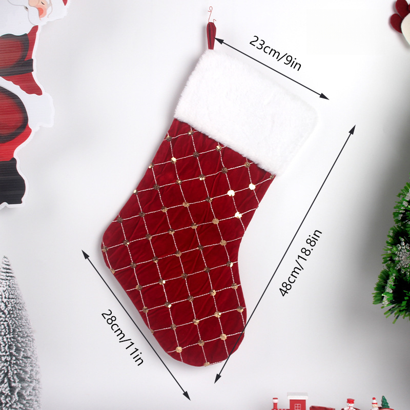 Noel Çorabı Yumuşak Suni Kürk  - Christmas Stocking Hanging incelemesi ve fiyatı