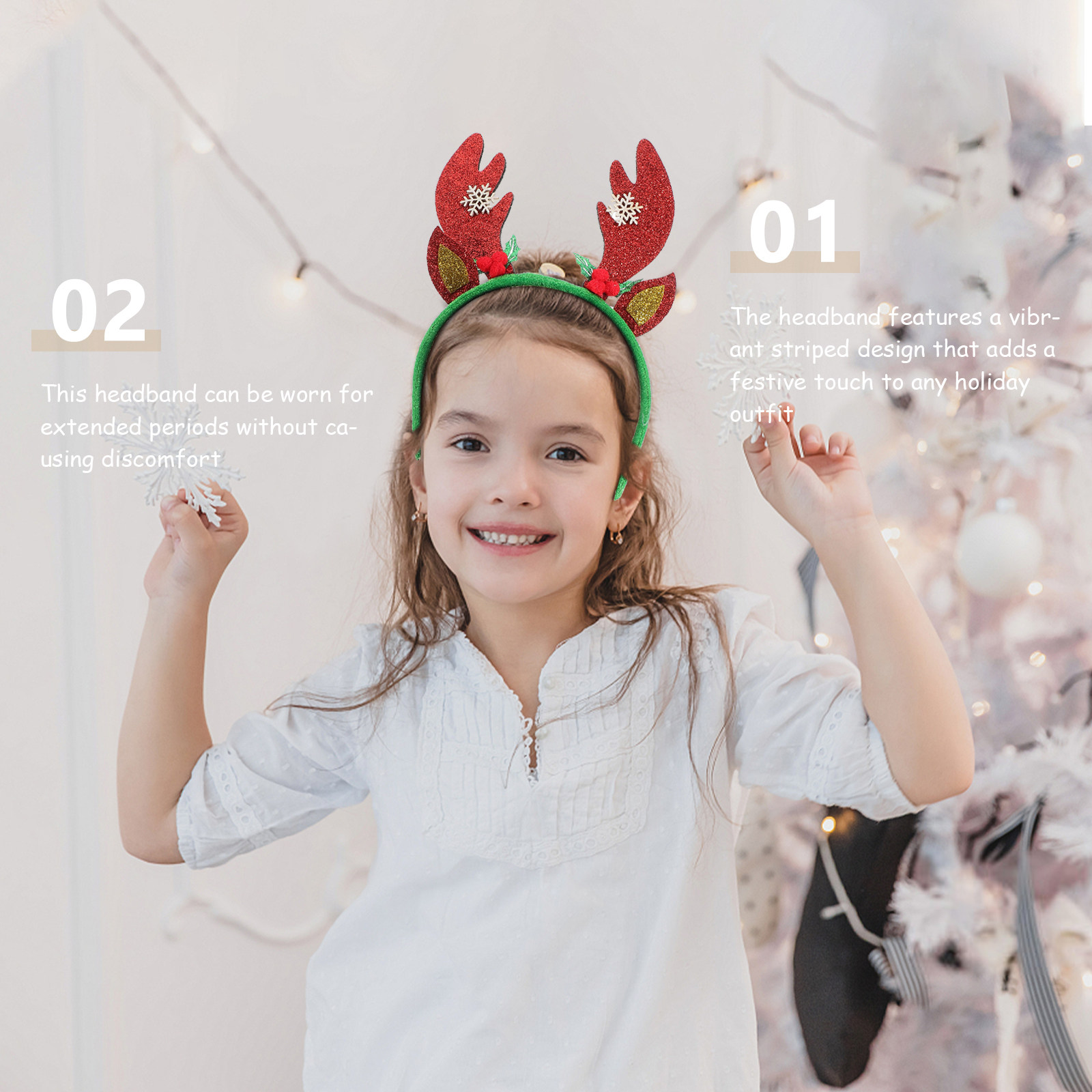 Noel Geyik Boynuzu Taç Bandı K - Reindeer Antlers Headband incelemesi ve fiyatı