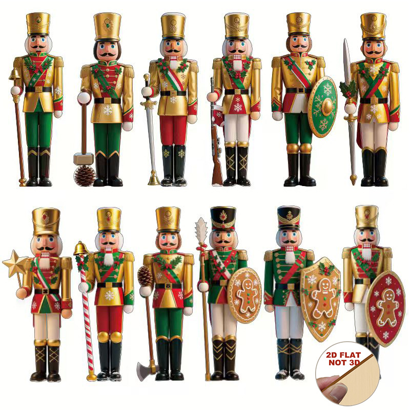2D Düz 12 Adet Ahşap Fındıkkır - Nutcracker Figurine incelemesi ve fiyatı