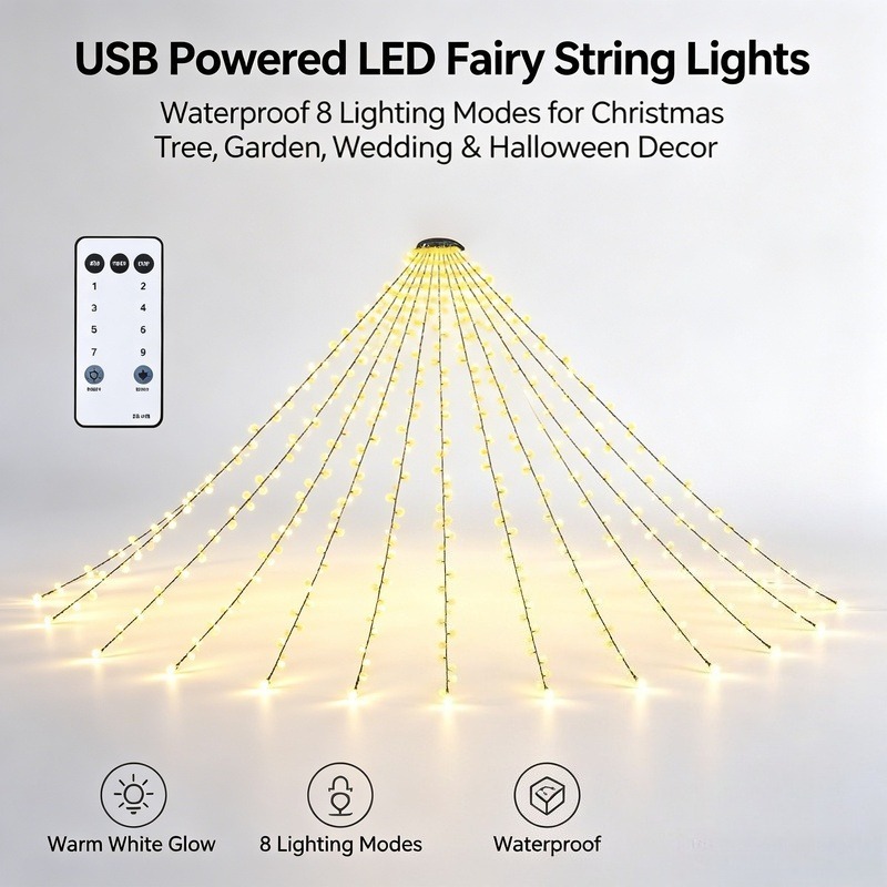 USB LED Peri Işık Dizileri, Ba - Led Fairy String Lights incelemesi ve fiyatı