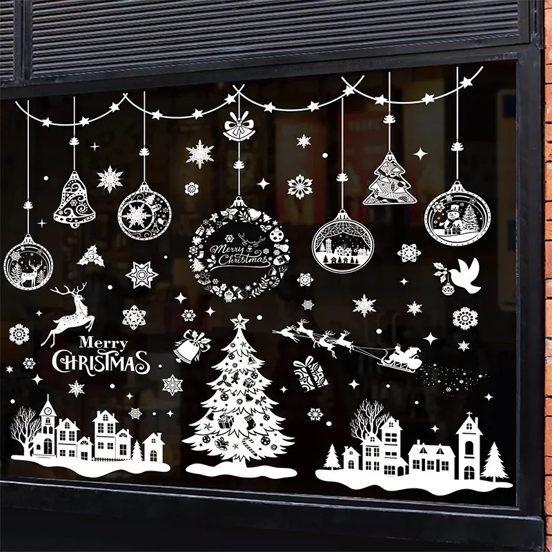 9 Yaprak 243 Adet Yeniden Kull - Snowflake Window Decal incelemesi ve fiyatı