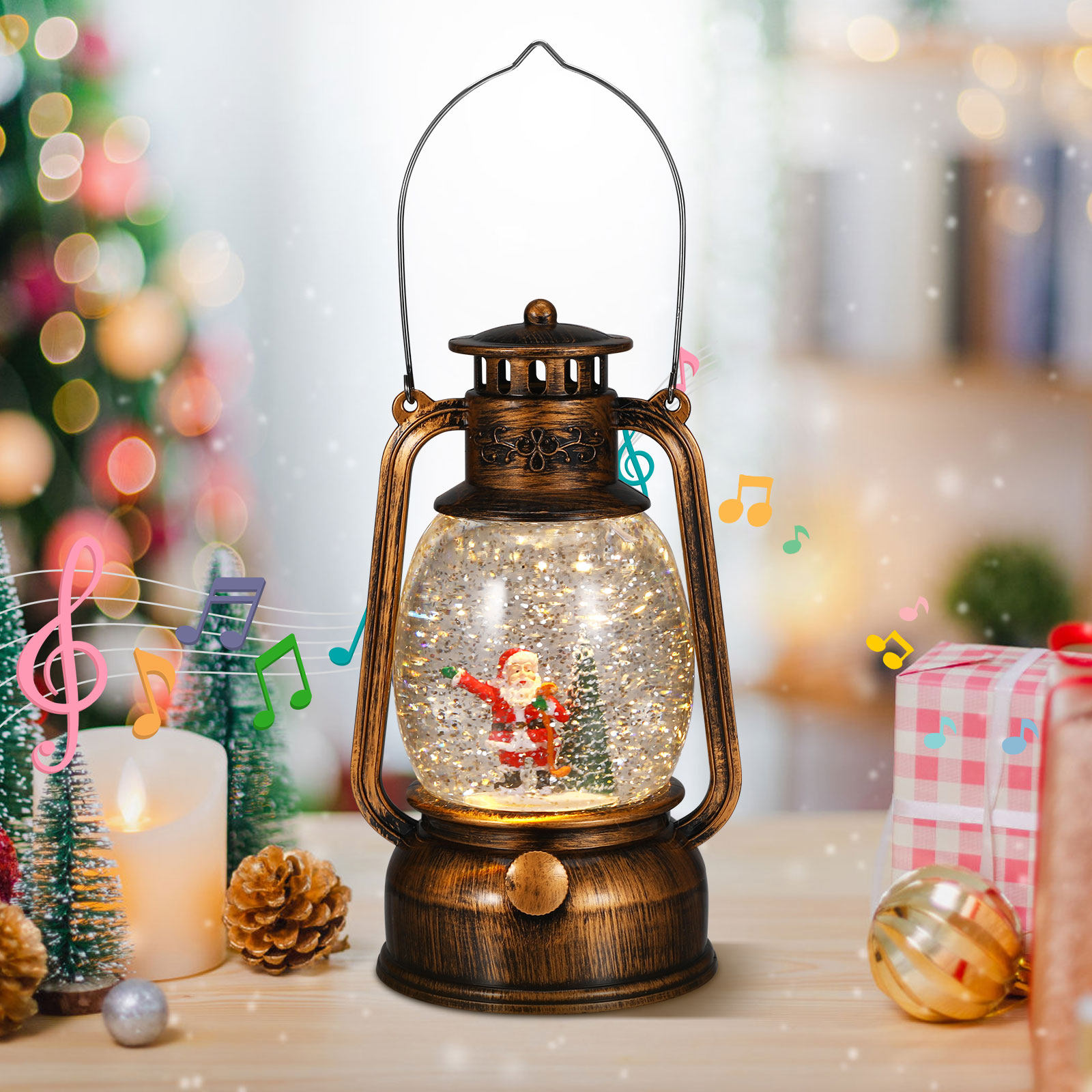 Işıklı Müzikli Kar Küresi Fene - Snow Globe Musical incelemesi ve fiyatı
