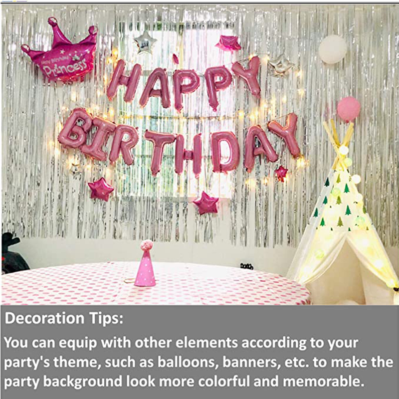 Doğum Günü, Yılbaşı Gecesi Par - Tinsel Garland Decoration incelemesi ve fiyatı
