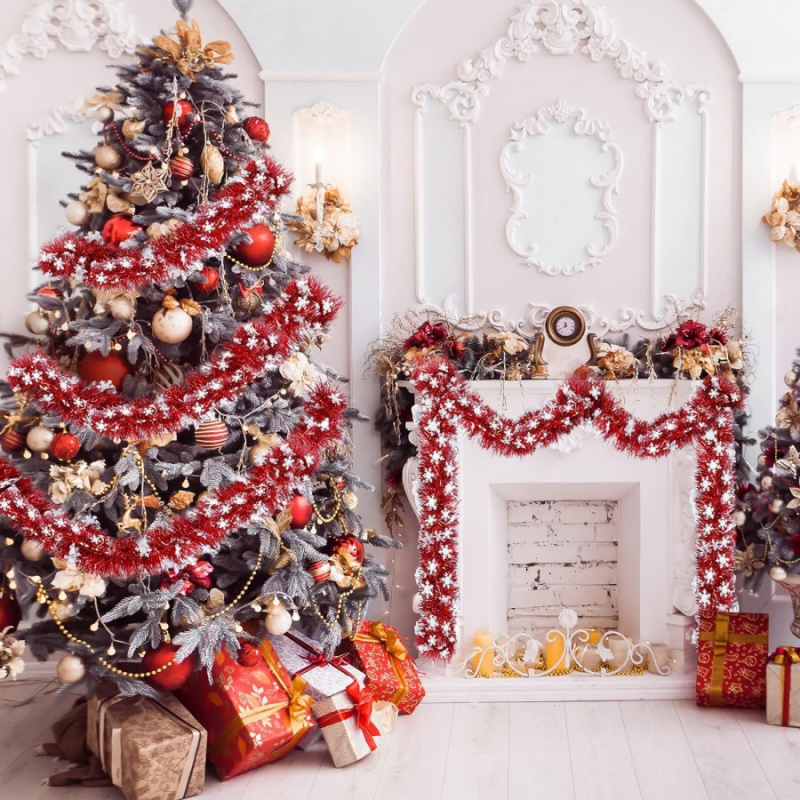 1 adet Noel Tinsel Kar Tanesi  - Tinsel Garland Decoration incelemesi ve fiyatı