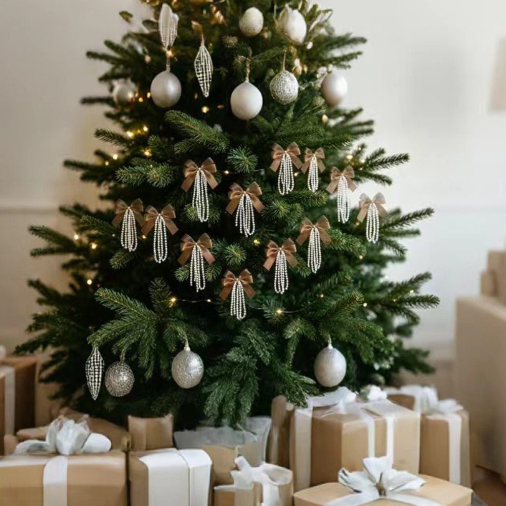 12'li Set Noel Ağacı Fiyonklar - Gift Box Wrap Set incelemesi ve fiyatı