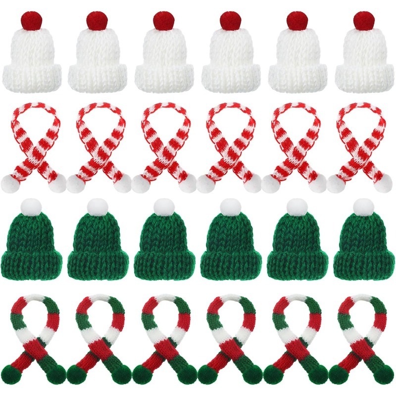 5/10 adet Noel Dekorasyon Mini - Santa Hat Plush incelemesi ve fiyatı