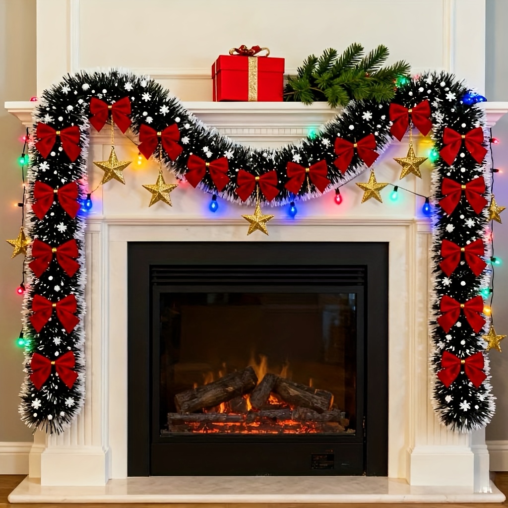 Yapay Noel Çelenk Noel Süsleri - Tinsel Garland Decoration incelemesi ve fiyatı