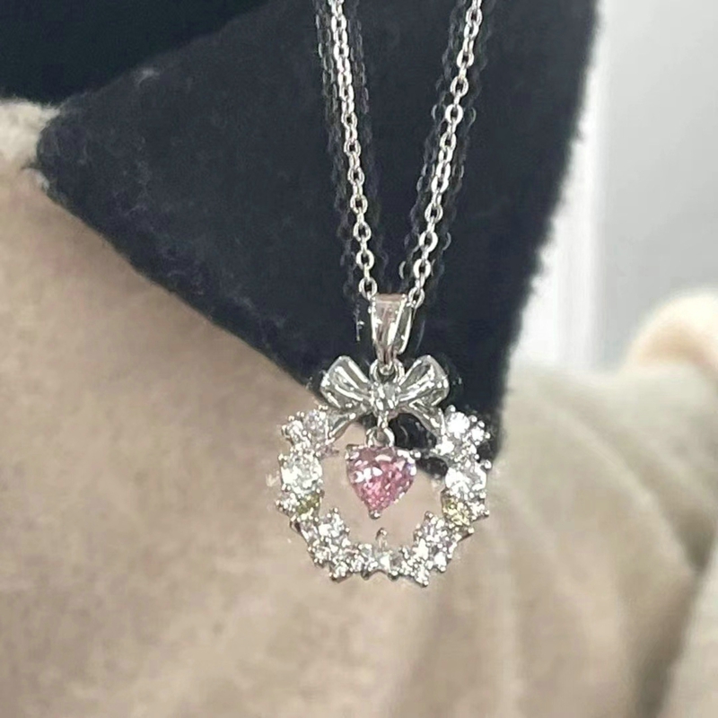 Yeni Y2K kızlar pembe zirkon y - Ribbon Bow Gift incelemesi ve fiyatı