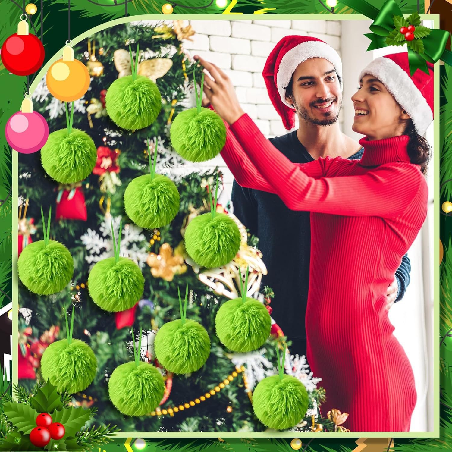 Noel Yeşil Uzun Peluş Top Noel - Santa Hat Plush incelemesi ve fiyatı