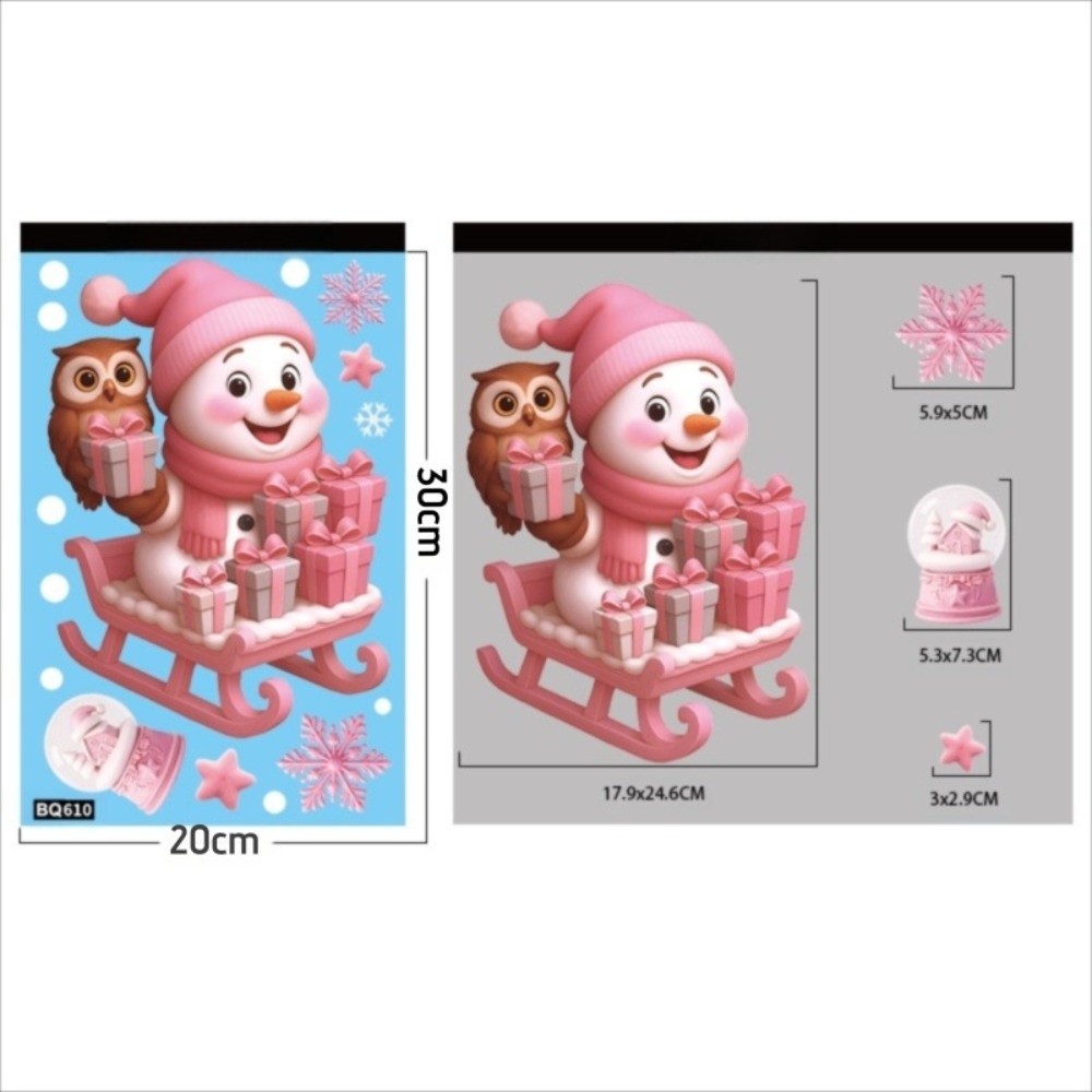 Çıkarılabilir PVC Pencere Çıka - Snowflake Window Decal incelemesi ve fiyatı