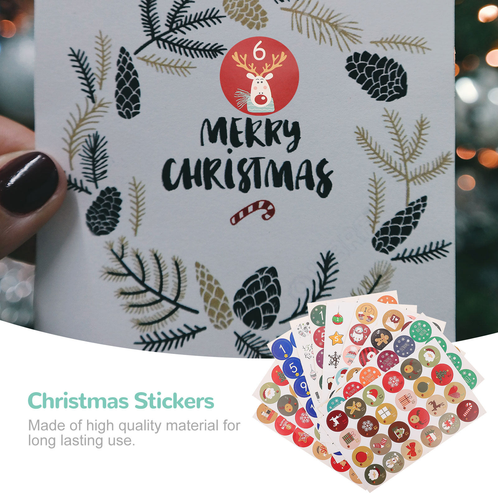 10 sayfa Noel dekorasyonu yuva - Advent Calendar Gift incelemesi ve fiyatı