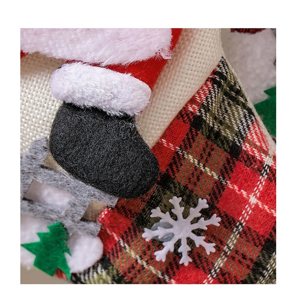 Çok Renkli Noel Çorabı Kardan  - Christmas Stocking Hanging incelemesi ve fiyatı