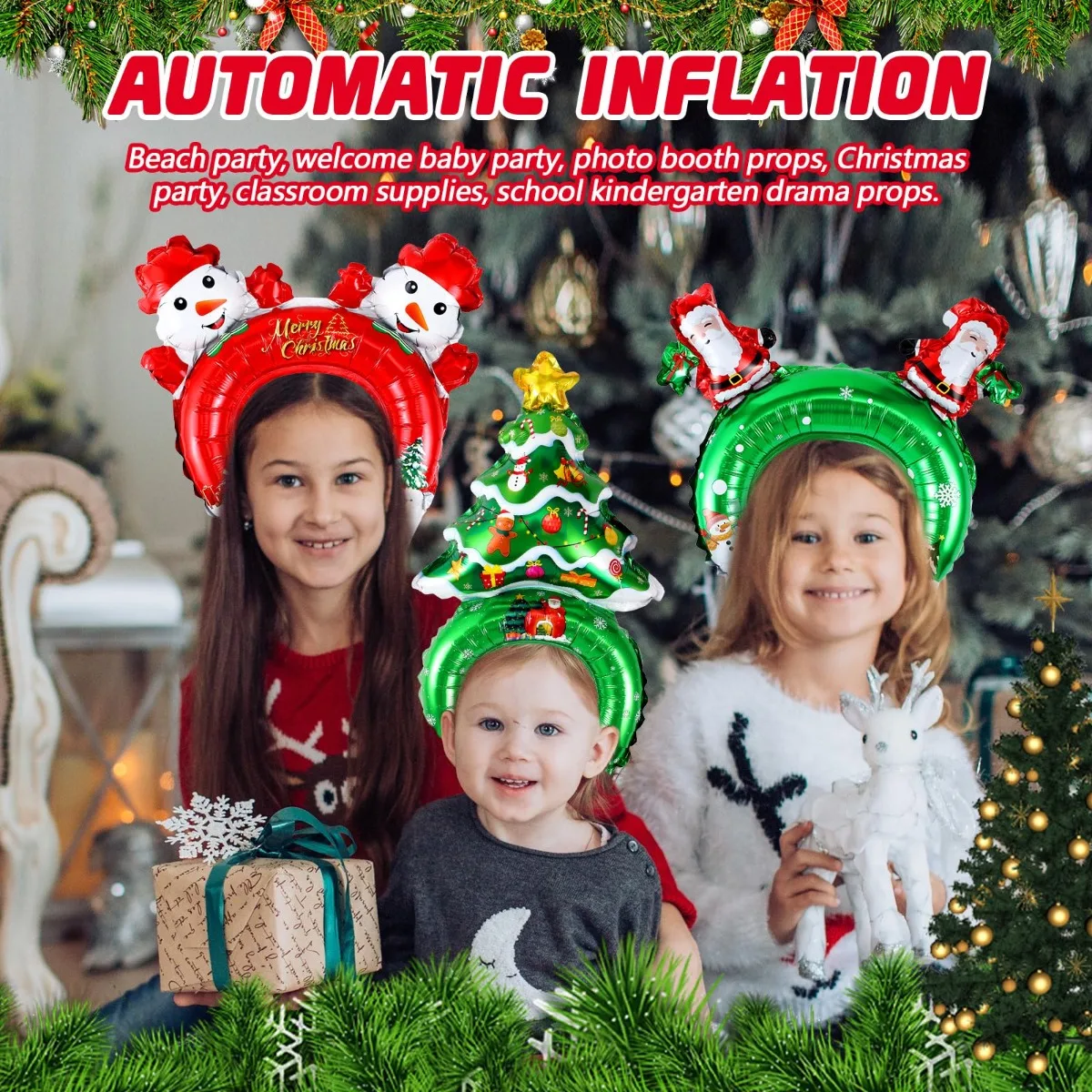 Noel Şişme Bantlar Noel Baba K - Reindeer Antlers Headband incelemesi ve fiyatı