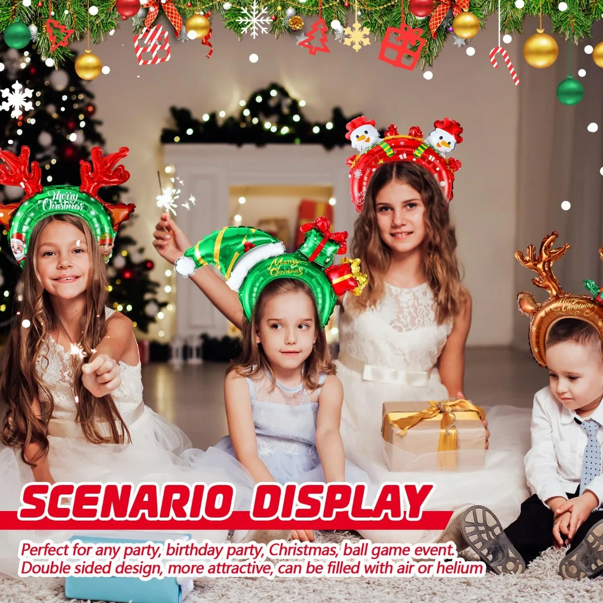 Noel Şişme Bantlar Noel Baba K - Reindeer Antlers Headband incelemesi ve fiyatı