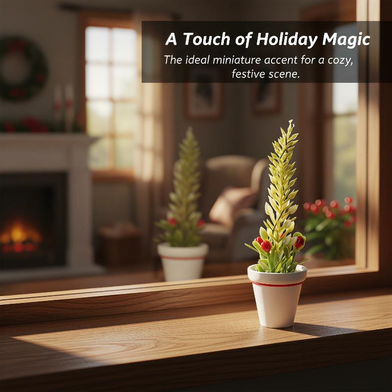 Mini Noel Saksı Ağacı Modeli 1 - Christmas Tree Artificial incelemesi ve fiyatı