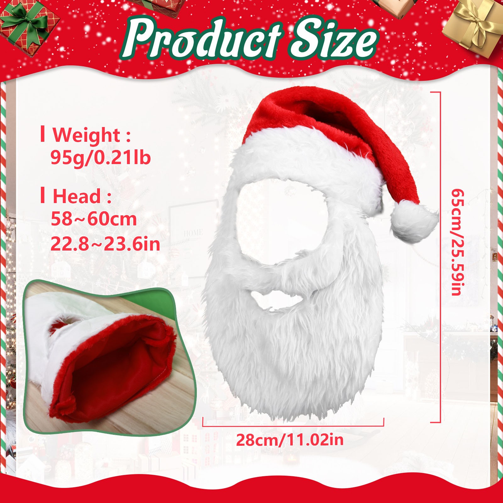 Yeni Yetişkin Topu Peluş Noel  - Santa Hat Plush incelemesi ve fiyatı