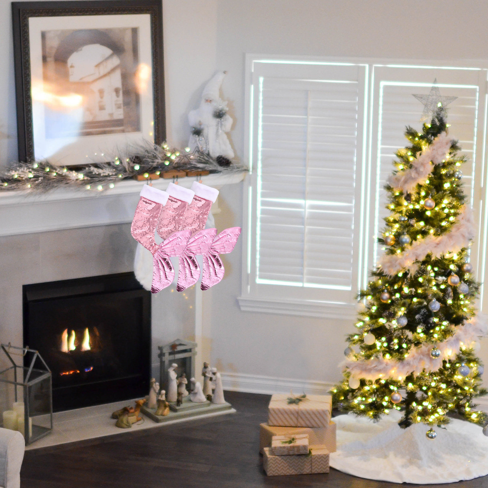 Payetler Denizkızı Kuyruğu Çor - Christmas Stocking Hanging incelemesi ve fiyatı