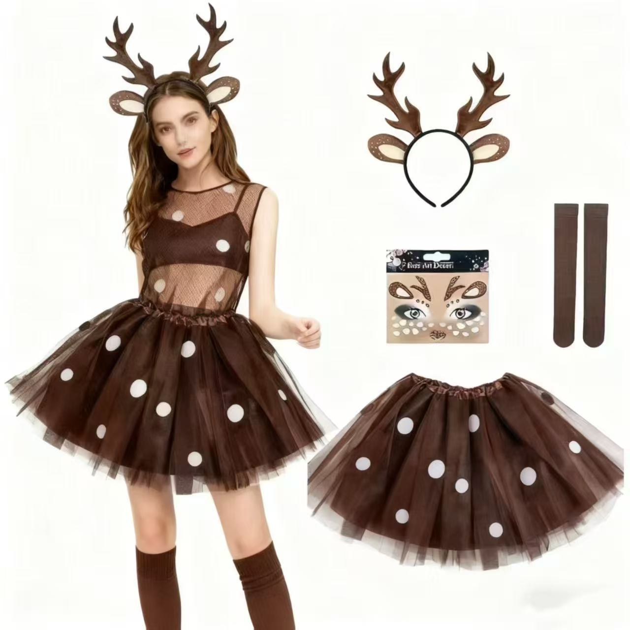 Ren Geyiği Kostüm Seti Boynuzl - Reindeer Antlers Headband incelemesi ve fiyatı